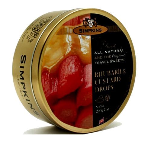 SIMPKINS RHUBARB CUSTARD 175G