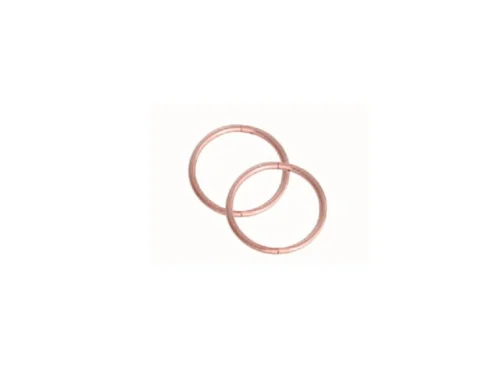 SLEEPER PLAIN MINI 8mm ROSE GOLD