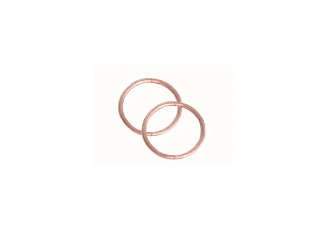 SLEEPER PLAIN MINI 8mm ROSE GOLD