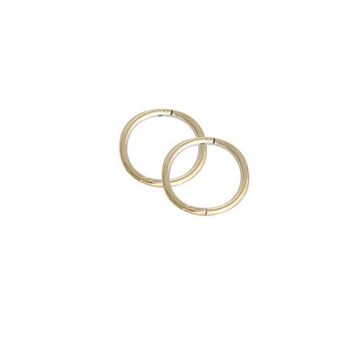 SLEEPER PLAIN MINI 8mm 22ct GOLD PL