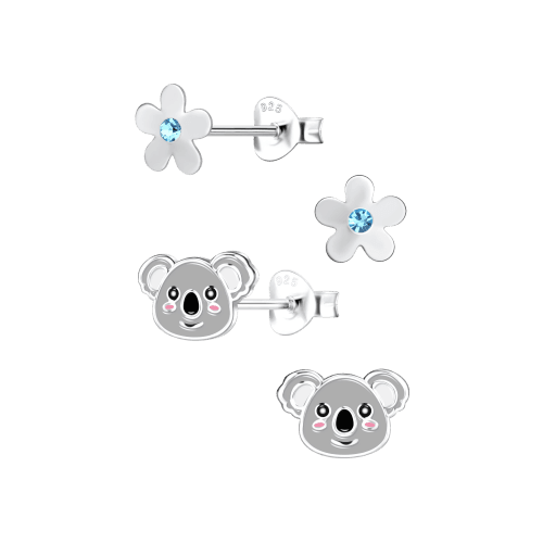 SENSATION SILVER KOALA SET