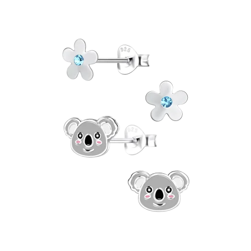 SENSATION SILVER KOALA SET