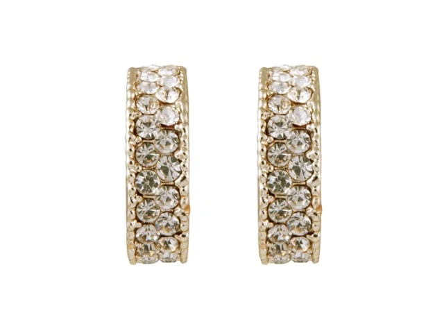 FANCY HOOP EARRINGS GOLD