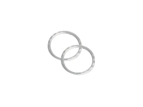 SLEEPER SILVER FACET 10MM
