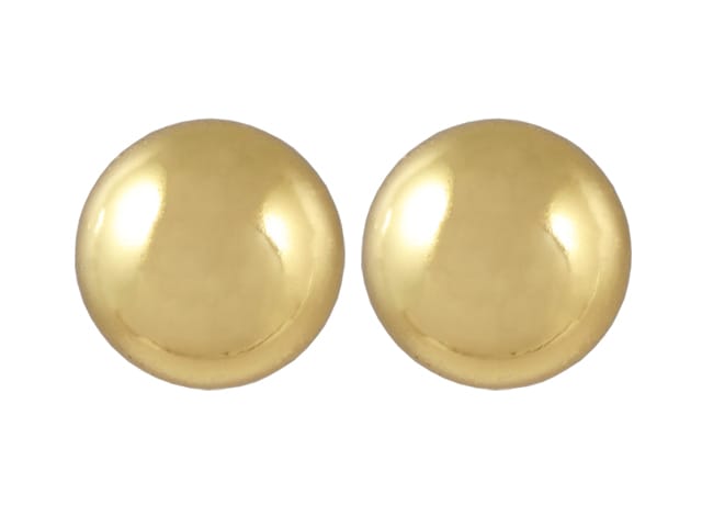 DOME TRADITIONAL STUD GOLD 10MM