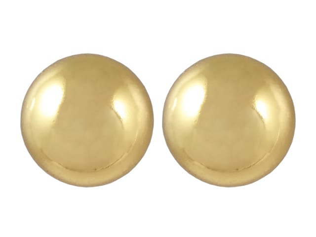 DOME TRADITIONAL STUD GOLD 12MM
