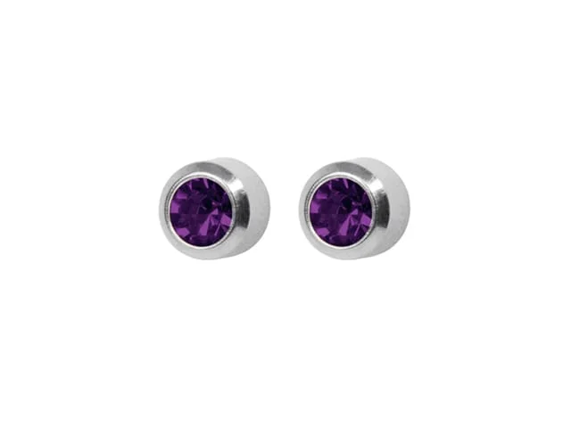 MINI FEBRUARY BIRTHSTONE -W- H/SELL
