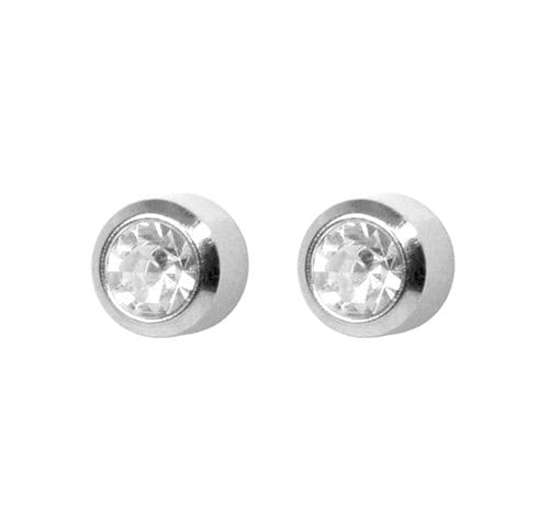 REG. APRIL B/STONE TITANIUM STUD H/S