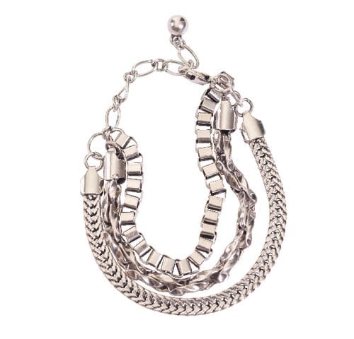 STEEL SAPPHIRE BRACELET MULTI CHAIN RP