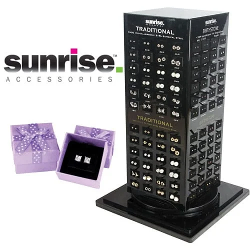 Sunrise Counter Earring Displays