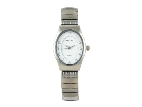 SHARK WATCH OPAL FACE SILVER