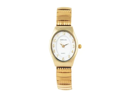 SHARK WATCH OPAL FACE GOLD