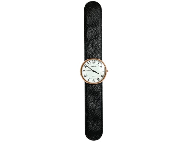 WATCH SLAP ROSE GOLD/BLACK