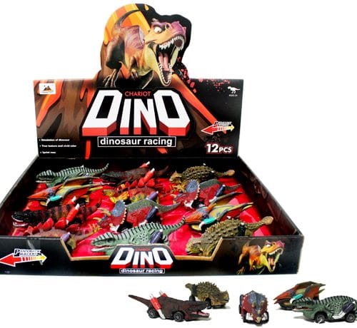 DINOSAUR PULL BACK CAR (BOX 12)