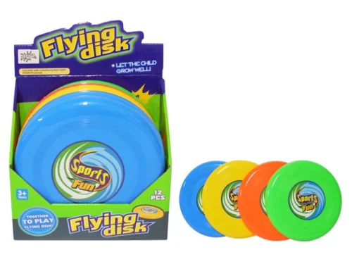 FRISBEE DISPLAY ASST COLOURS (BOX 12)