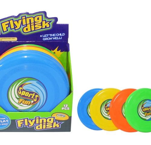 FRISBEE DISPLAY ASST COLOURS (BOX 12)