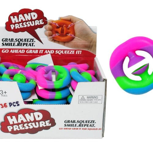 FIDGET HAND SNAPPER RAINBOW (BOX 36)