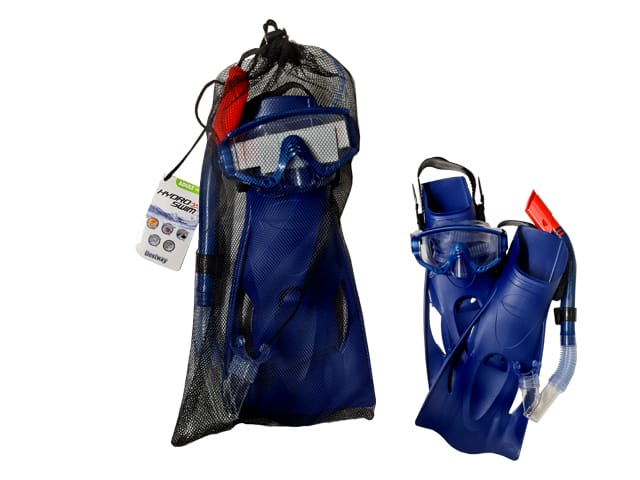 SNORKEL AND FLIPPER SET ADULT