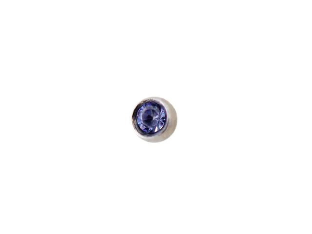 NOSE PIERCER WEDGE TITANIUM TANZANITE